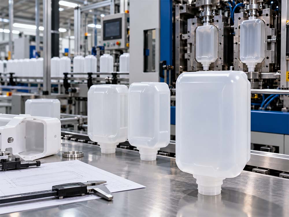 Conception flacon plastique sur mesure pour distribution de savon